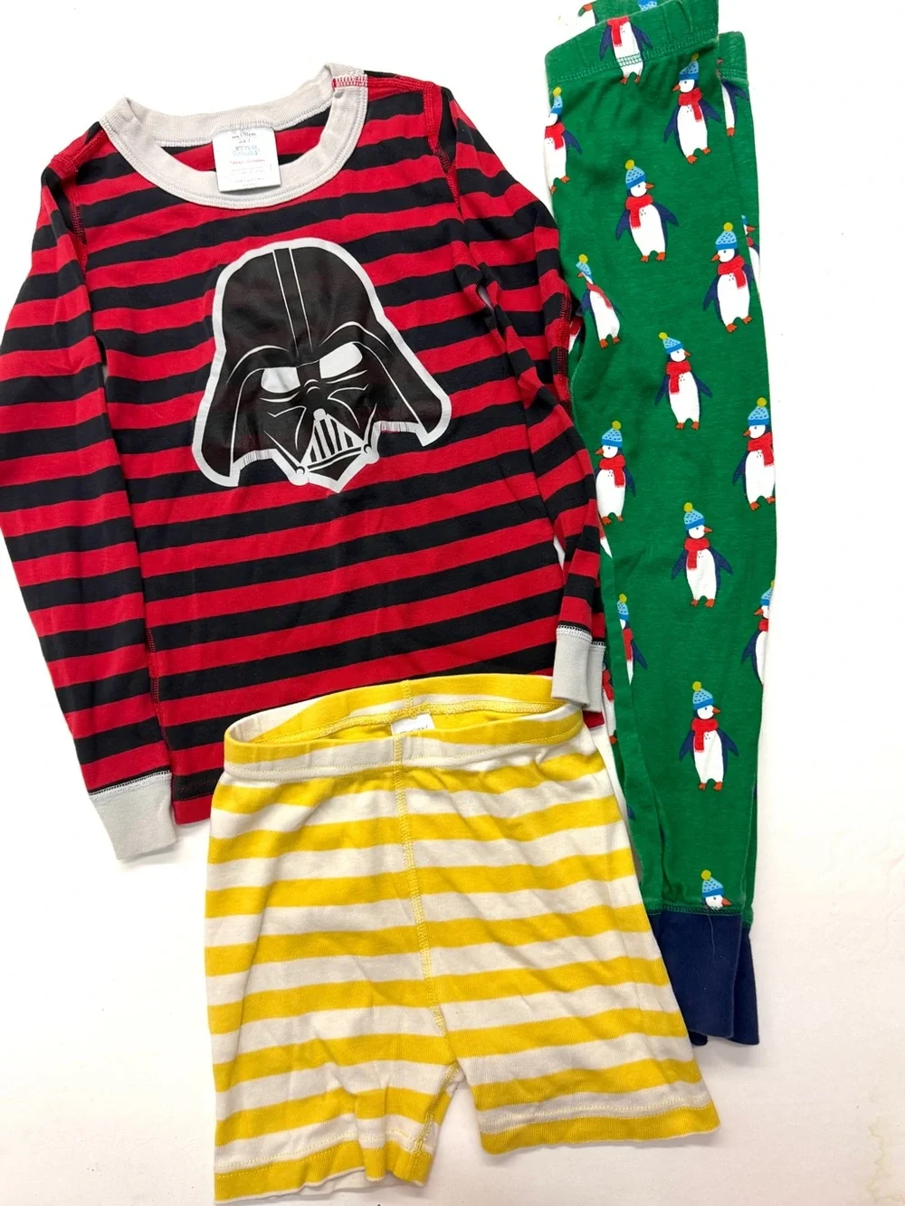 Hanna Andersson Mini Boden Star Wars Stripes Penguin Pajama Bundle Mix & Match